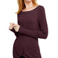 INC International Concepts Women's Twisted Sweater Red Size Small