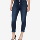 William Rast Women's Ankle Jeans Frayed Hem High Rise Blue Size 28