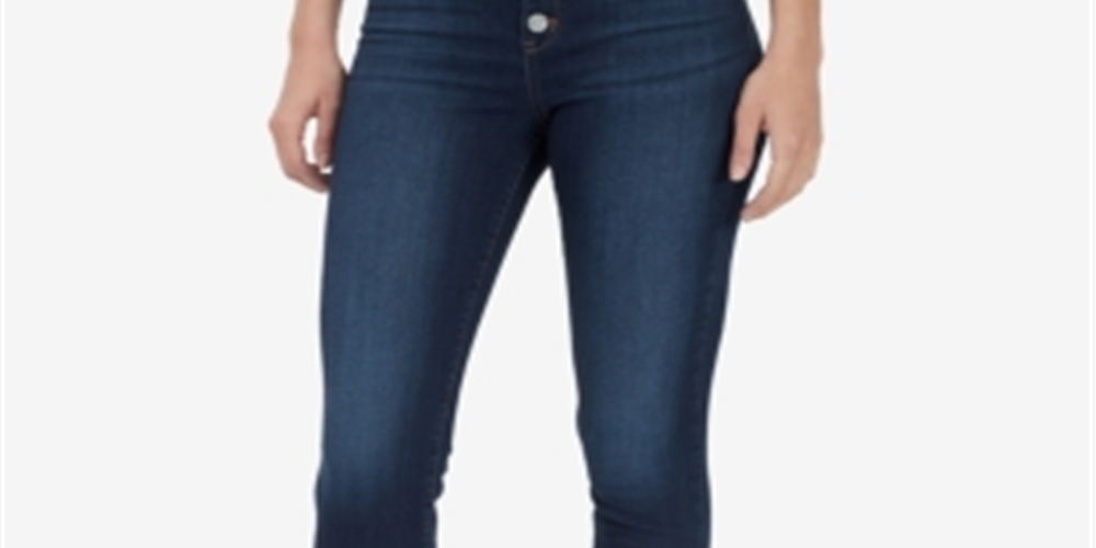 William Rast Women's Ankle Jeans Frayed Hem High Rise Blue Size 28