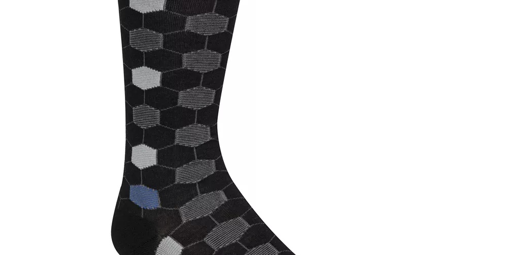 Cole Haan Men's Polygon Socks Blue Size 7-12