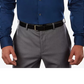 Calvin Klein Men's Dress Shirt Extreme Slim Fit Button-Down Blue Size 15X34-35