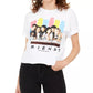 Love Tribe Juniors' Cotton Friends Graphic T-Shirt White Size Medium