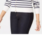 Charter Club Women's Petite Striped Toggle-Closure Cardigan White Size Petite L