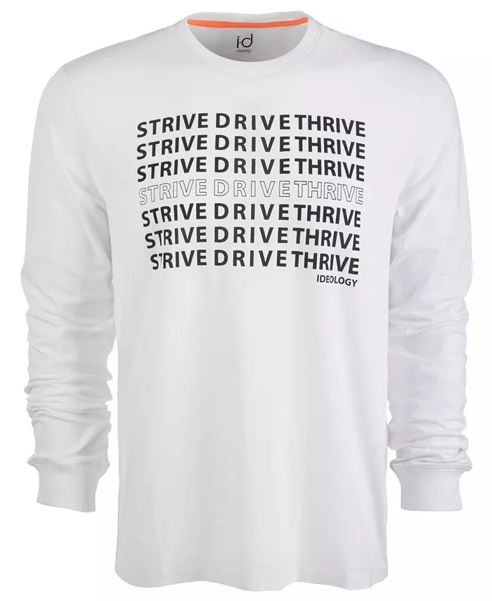 Id Ideology Men's Colorblocked T-Shirt White Size XX-Large