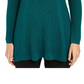 Style & Co Women's Petite Cowlneck Tunic Sweater Green Size PM