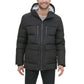 Kenneth Cole Men's Hooded Puffer Jacket Black Size Small