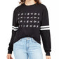 Warner Brothers Juniors' Friends Graphic Top Black Size Small