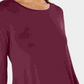 Alfani Women's Asymmetrical-Hem Top Red Size Large
