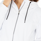 Calvin Klein Women's Performance Hooded Side-Snap Jacket White Size X-Large