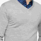 Calvin Klein Men's Merino Wool V-Neck Sweater Gray Size X-Small