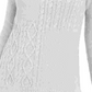Charter Club Women's Petite Envelope-Neck Cable-Knit Sweater Gray Size Petite S