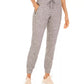 Ideology Women's Gray Heather Skinny Pants Size L Gray Size Large