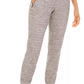 Ideology Women's Gray Heather Skinny Pants Size L Gray Size Large