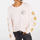 Rebellious One Juniors' Cotton Moon Graphic T-Shirt Pink Size Large