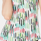 Bar III Women's Printed Sleeveless Halter-Neck Top Green Size Small