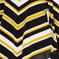 Alfani Women's Petite Striped V-Hem Top Yellow Size PS
