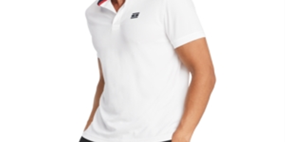 Tommy Hilfiger Men's Custom Fit Armstrong Logo Polo Shirt White Size XXL