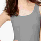 Alfani Women's Scoop-Neck Basic Tank Gray Size X-Small