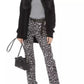 Michael Kors Women's Belted Faux Fur Collar Long Sleeve Open Cardigan Top Black Size X-Large
