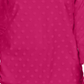 Karen Scott Women's Sport Textured-Dot 3/4-Sleeve Top Pink Size X-Small