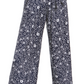 Charter Club Women's Printed Belted Jumpsuit Blue Size 12