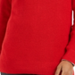 Charter Club Women's Solid Long Sleeve V Neck T-Shirt Top Red Size X-Large
