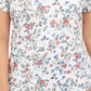 Karen Scott Women's Floral-Print T-Shirt White Size Small