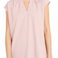 Alfani Women's Solid Cap Sleeve Keyhole Tank Top Pink Size Medium