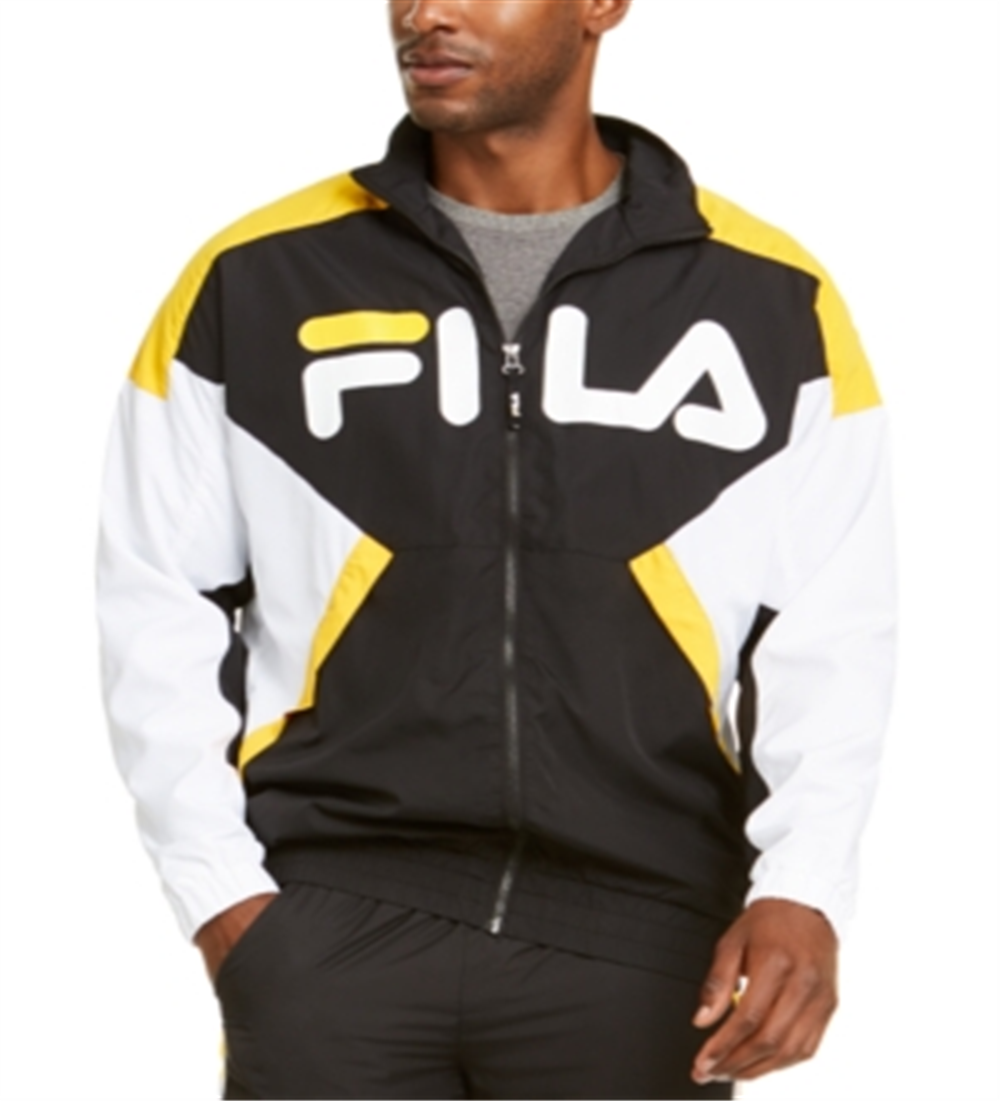 Fila Men's Oliviero Wind Jacket Black Size -2XL