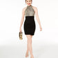 Teeze Me Juniors' Halter Mini Bodycon Dress Black 3/4 Black Size 3