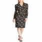 Ralph Lauren Women's Floral Jersey Dress Brown Size 0