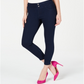 Hue Women's Classic Smooth Denim Stretch Capris Leggings Black Size Small