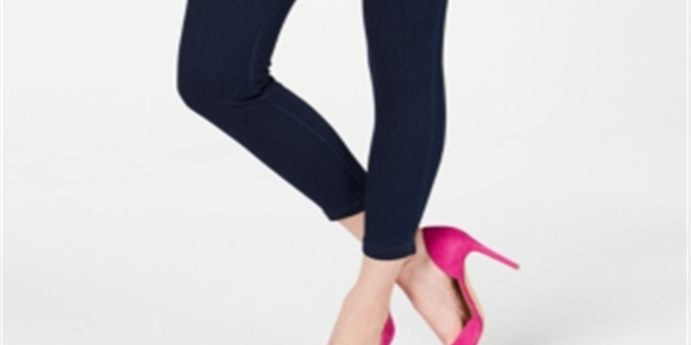 Hue Women's Classic Smooth Denim Stretch Capris Leggings Black Size Small