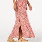 American Rag Juniors'' Printed Smocked-Waist Maxi Skirt Orange Size X-Small