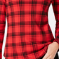 Charter Club Women's Cotton Plaid Top Red Size Medium