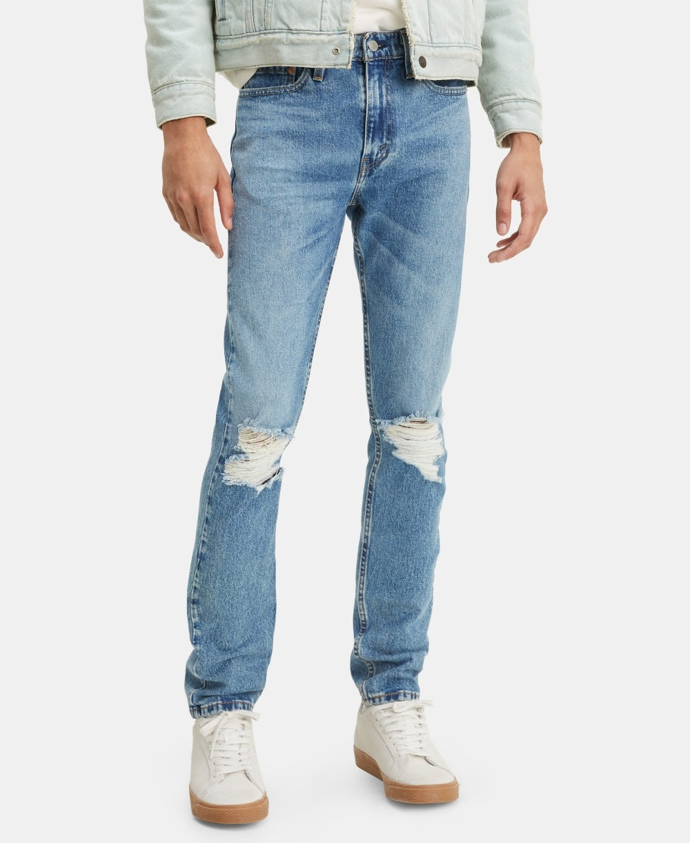 Levi's Men's 510 Ripped Knee Skinny Jeans Blue Size 29X30