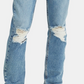 Levi's Men's 510 Ripped Knee Skinny Jeans Blue Size 29X30