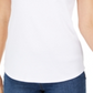 Charter Club Women's Supima Cotton Scoop Neck Tank Top White Size XL