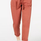 Vanilla Star Women's Belted Cuffed Pants Brown Size 3