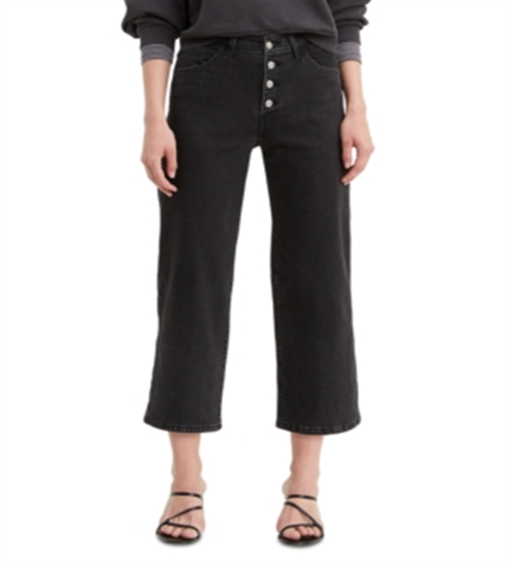 Levi's Men's Mile High Wide Leg Women's Jeans Black Size 25x25