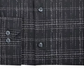 Alfani Men's Slim Non-Wrinkle Stretch Dress Shirt Navy White Size 14-14.5