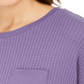 Alfani Women's Thermal Pajama Top Purple Size XL