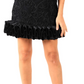 Donna Ricco Women's V-Neck Cupcake Dress Black Size 10