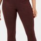 Hue Women's Tweed High Waist Knit Leggings Red Size Large