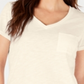Charter Club Women's Crew Neck Knit Pajama Top White Size Medium