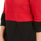 Karen Scott Women's Grace Colorblocked Sweater Red Size Small