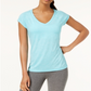 ID Ideology Women's Essentials Rapidry Heathered Performance T-Shirt Green Size Large