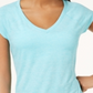 ID Ideology Women's Essentials Rapidry Heathered Performance T-Shirt Green Size Large
