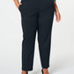 Charter Club Women's Slim Leg Ankle Pants Blue  Size Petite Small