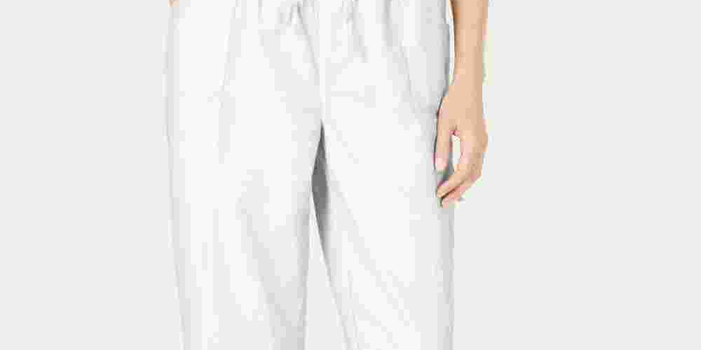 Karen Scott Women's Tie Pocketed Pants White Size PS/M